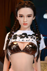 160cm/5.3ft A Cup Flat Chested Asian TPE sex doll - Annie - Paradisexdoll